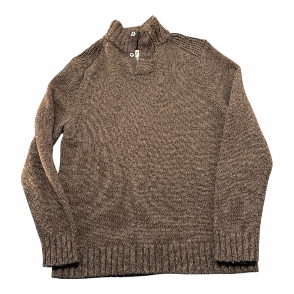 Gap Quarter Button Wool Blend Pullover Sweater - image 1